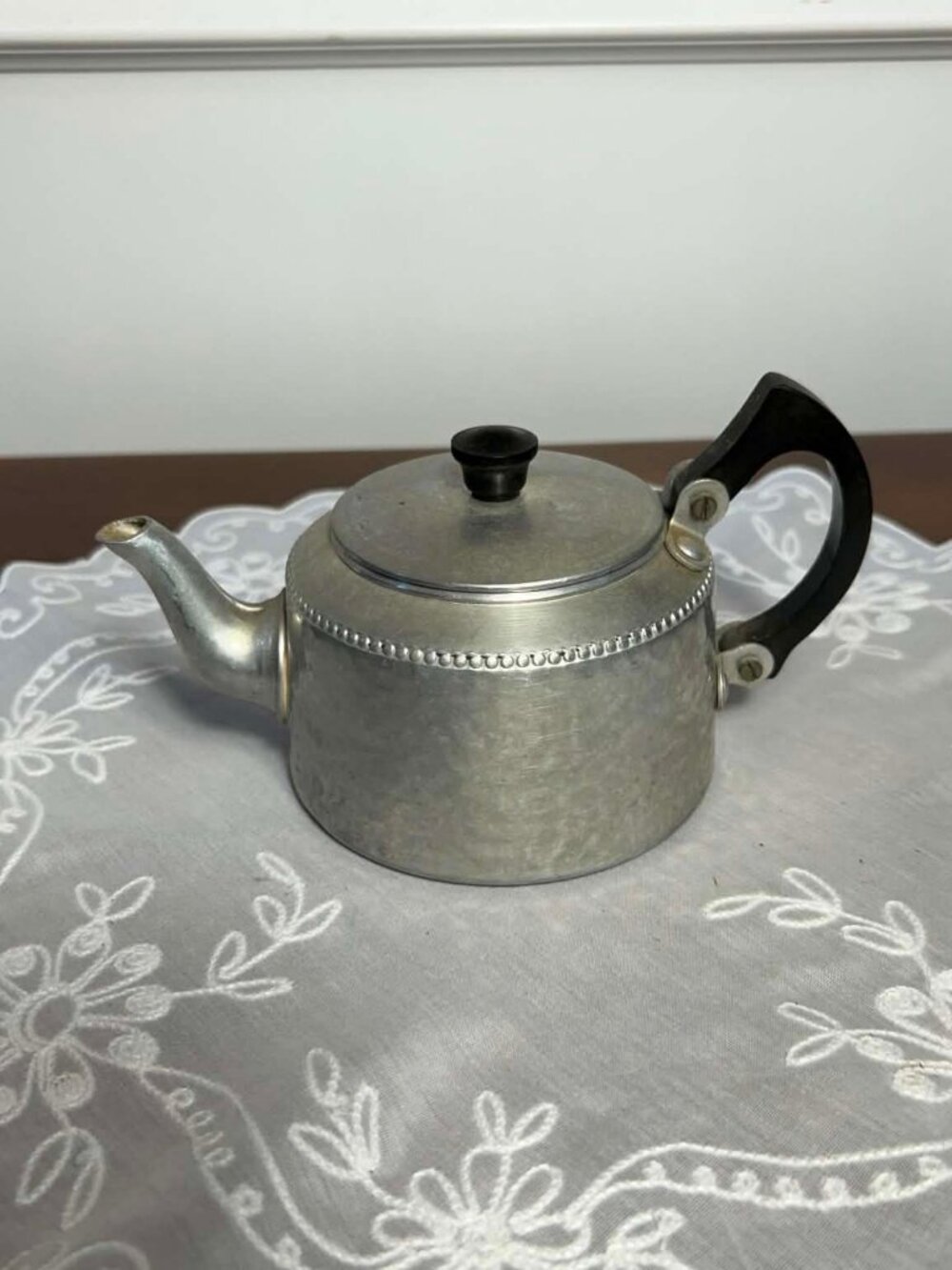 Vintage Sona Ware Hammered Aluminum Teapot Stratford-on-Avon England